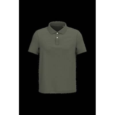 Polo algodón orgánico para hombre Organic Khaki 4Xl