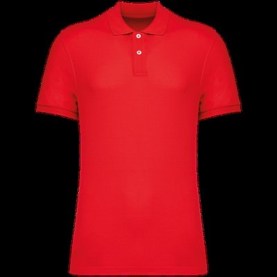 Polo algodón orgánico para hombre Poppy Red S