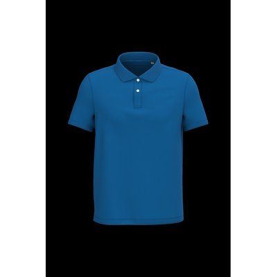 Polo algodón orgánico para hombre Sea Blue Xxl