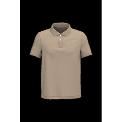 Polo algodón orgánico para hombre Wet Sand 3Xl