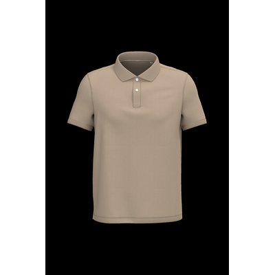 Polo algodón orgánico para hombre Wet Sand L