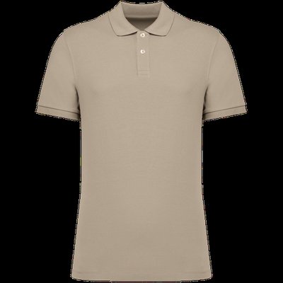 Polo algodón orgánico para hombre Wet Sand XL