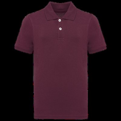 Polo algodón orgánico infantil Wine 10/12 ans