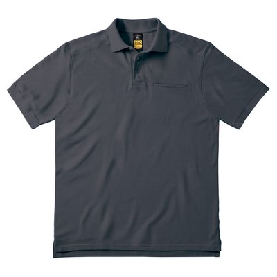 Polo de algodón peinado Dark Grey Xl
