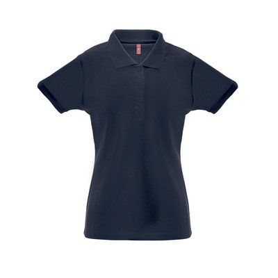 Polo Algodón-Poliéster Mujer Azul S