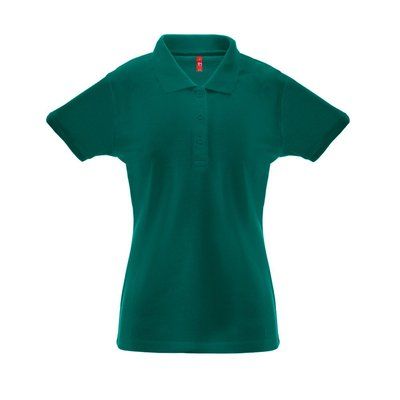 Polo Algodón-Poliéster Mujer Verde Oscuro L