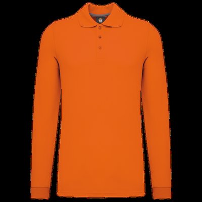 Polo Antibacteriano Hombre Orange M