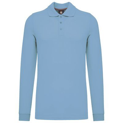 Polo Antibacteriano Hombre Sky Blue 3XL
