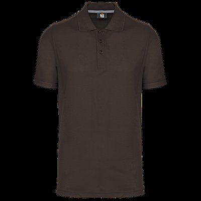 Polo Antibacteriano Hombre uso profesional Chocolate 4Xl