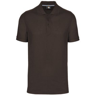 Polo Antibacteriano Hombre uso profesional CHOCOLATE 5XL