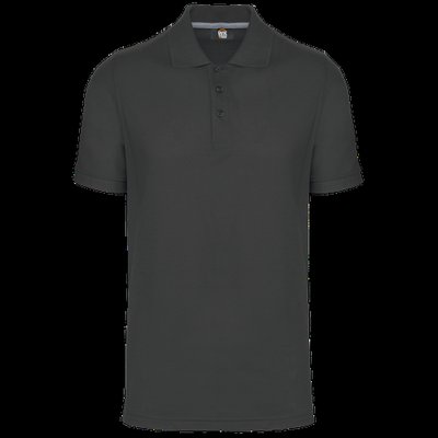 Polo Antibacteriano Hombre uso profesional Dark Grey 4Xl