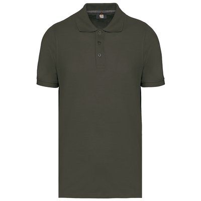 Polo Antibacteriano Hombre uso profesional Dark Khaki M