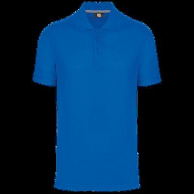 Polo Antibacteriano Hombre uso profesional Light Royal Blue L