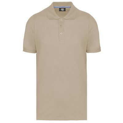 Polo Antibacteriano Hombre uso profesional Light Sand L