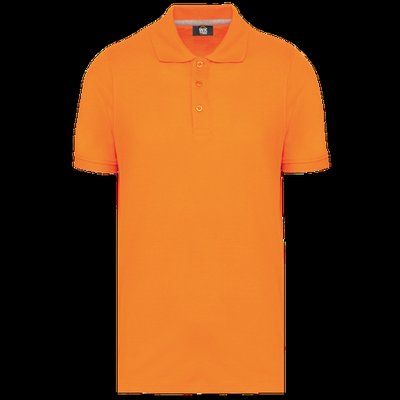 Polo Antibacteriano Hombre uso profesional Orange 4XL