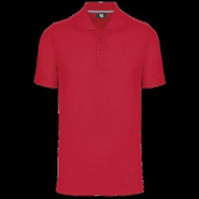 Polo Antibacteriano Hombre uso profesional Red M