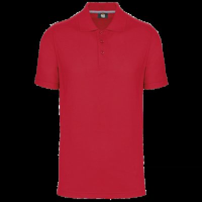 Polo Antibacteriano Hombre uso profesional Red S