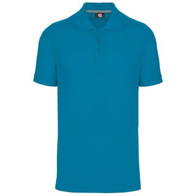 Polo Antibacteriano Hombre uso profesional Tropical Blue XL
