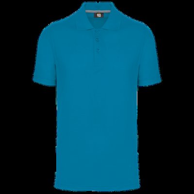 Polo Antibacteriano Hombre uso profesional Tropical Blue Xxl