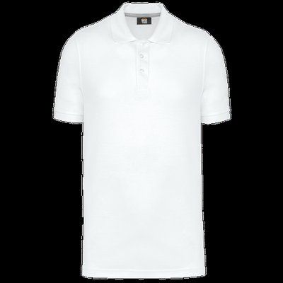 Polo Antibacteriano Hombre uso profesional White XL