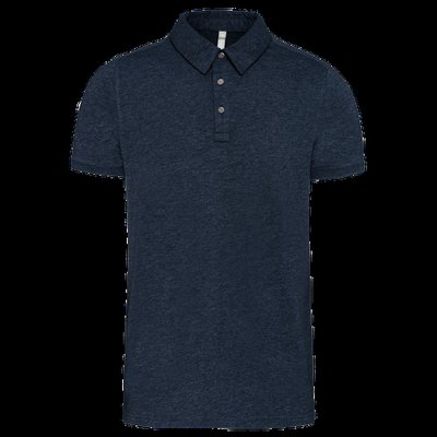 Polo atemporal manga corta hombre French Navy Heather S