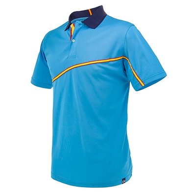 Polo Azul Hombre Detalle España Ry