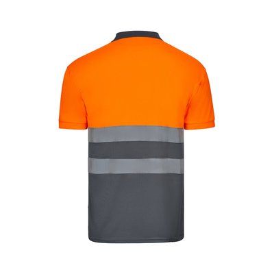 Polo con bandas reflectantes