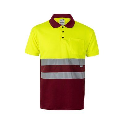 Polo con bandas reflectantes