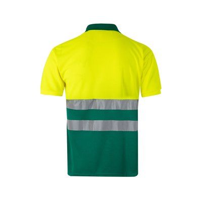 Polo con bandas reflectantes