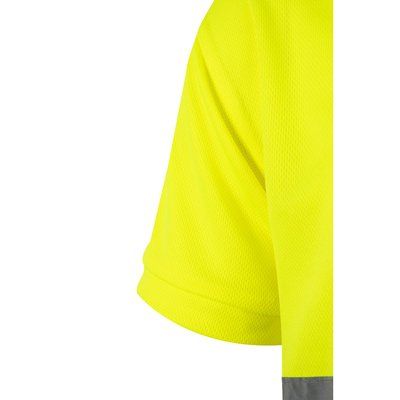 Polo con bandas reflectantes