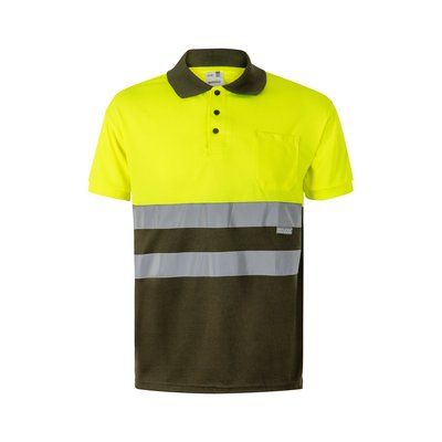 Polo con bandas reflectantes
