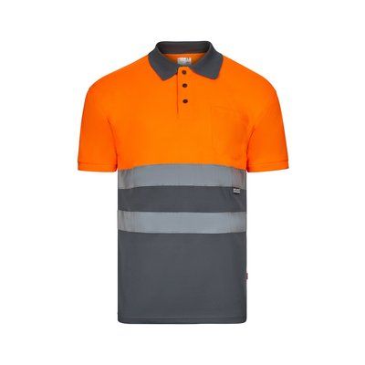 Polo con bandas reflectantes
