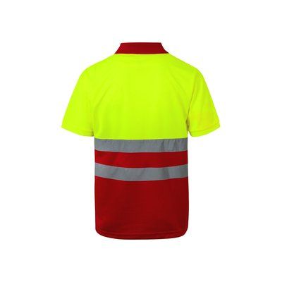 Polo con bandas reflectantes