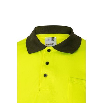Polo con bandas reflectantes