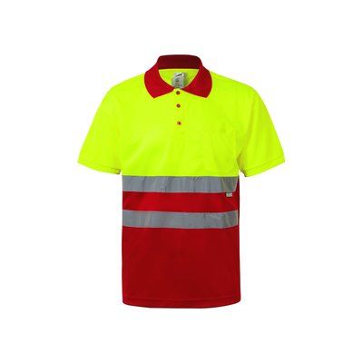 Polo con bandas reflectantes