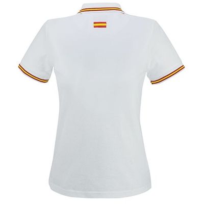 Polo Bandera Mujer Blanco