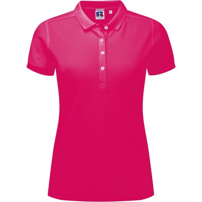 Polo básico para mujer Fuchsia XS