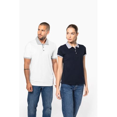 Polo bicolor hombre