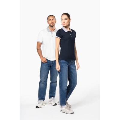 Polo bicolor hombre