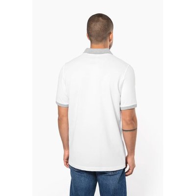 Polo bicolor hombre