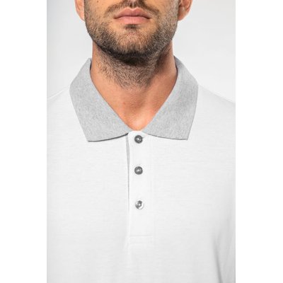 Polo bicolor hombre