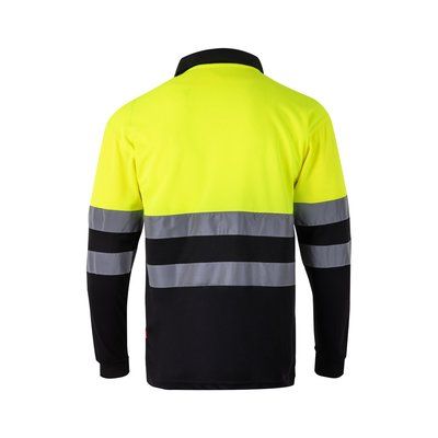 Polo bicolor de manga larga