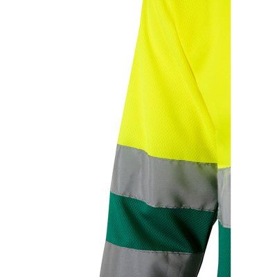 Polo bicolor de manga larga