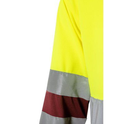 Polo bicolor de manga larga