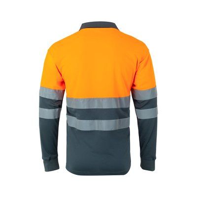 Polo bicolor de manga larga
