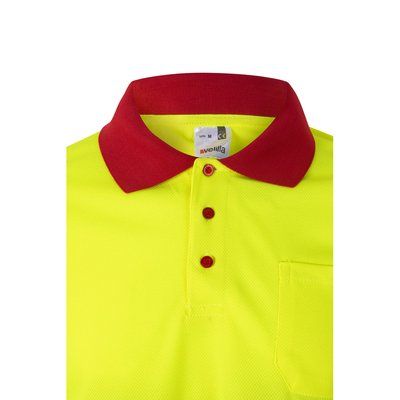 Polo bicolor de manga larga