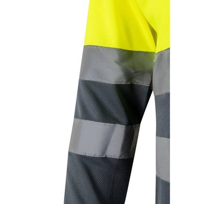 Polo bicolor de manga larga