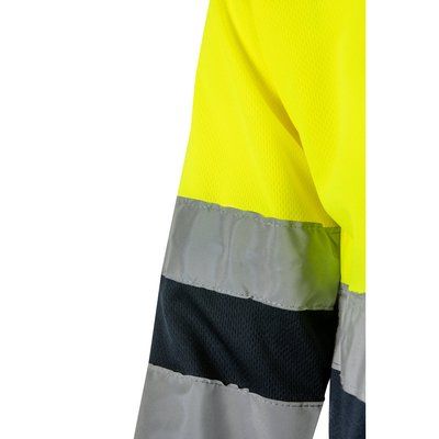Polo bicolor de manga larga