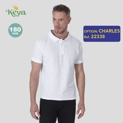 Polo Blanco 100% Algodón Adulto