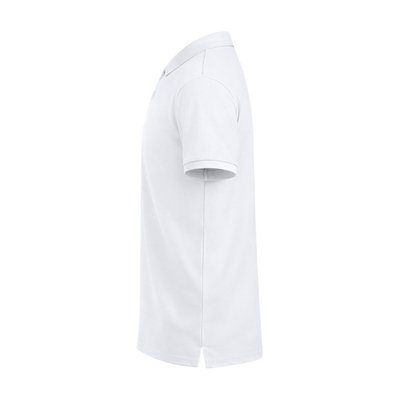 Polo Blanco 100% Algodón con Botones